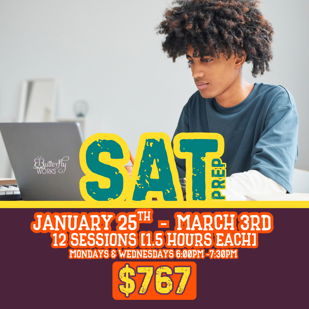 SAT Prep Boot Camp January 25th - March 3rd, 2027.