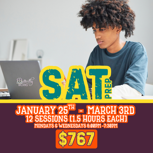 SAT Prep Boot Camp January 25th - March 3rd, 2027.